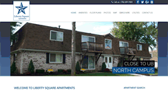 Desktop Screenshot of libertysquareapartments.com